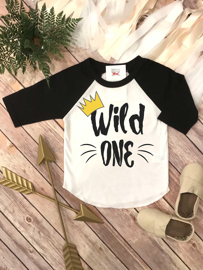 Wild One, First Birthday Shirt, Wild One Party, Wild One Birthday, 1st Birthday Shirt, Boy Birthday, Wild One Theme, Birthday Onesie® image 1