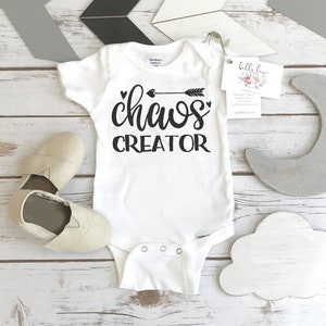 Chaos Creator Onesie®, Chaos Coordinator, Baby Shower Gift, Funny Baby shirt, Auntie shirt, Nephew Gift, Niece Gift, Cool Aunt, Teacher Gift