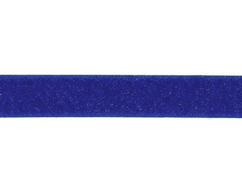 Hook and loop tape for sewing royal blue 1 m