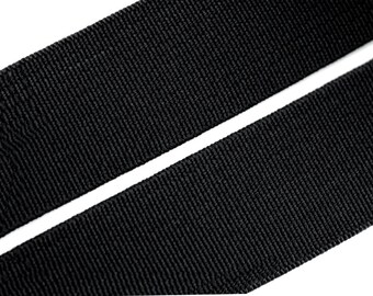 elastic ribbon 2.5cm black