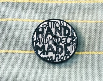 JIM KNOPF Resin button Handmade