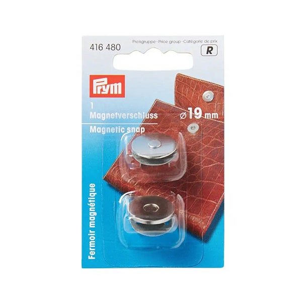 PRYM Magnetverschluss 19mm silberfarben