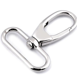 Carabiner 40 mm silver