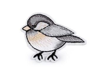 Patch/oiseau de fer gris