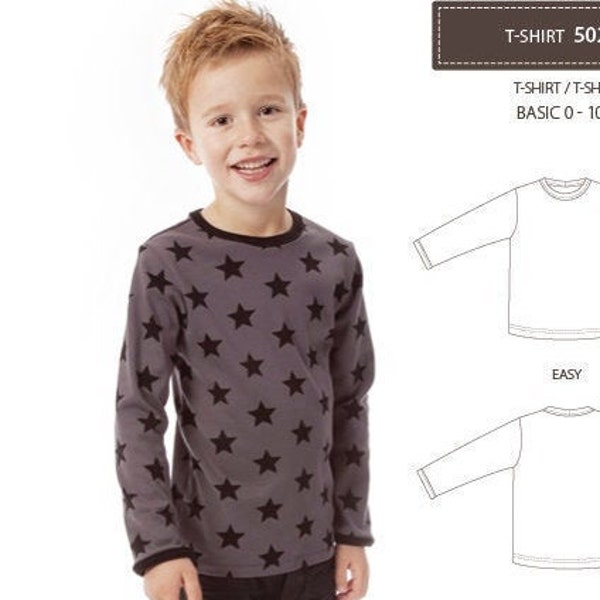 Minikrea Sewing Pattern Sweater Shirt Size 50-146