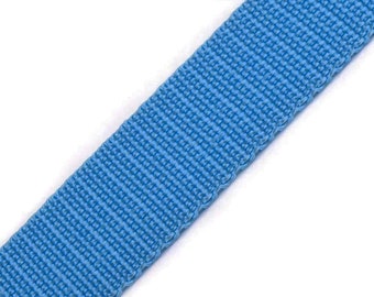 Gurtband 2,5cm 25mm blau