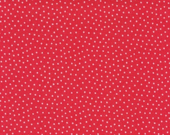 Westfalenstoffe Baumwolle Junge Linie Dots rot rosa