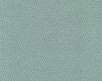 Westfalenstoffe Baumwollstoff Bangkok Dots dunkel mint old green