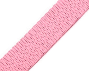 Gurtband 2,5cm 25mm rosa