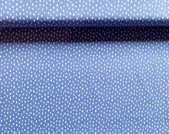 Art Gallery Cotton Day Trip Angles Dots Dots Bleu