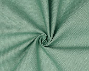 Canvas cotton plain dark mint old green