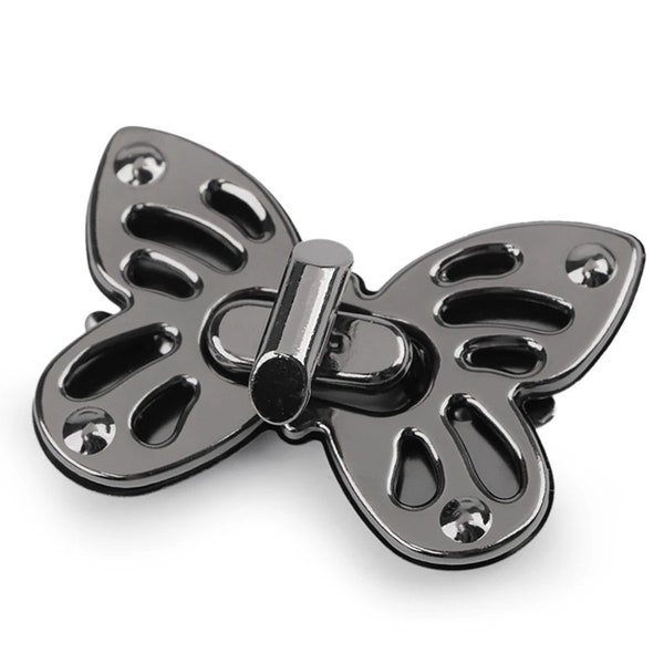 Zaksluiting twistlock vlinder zwart nikkel