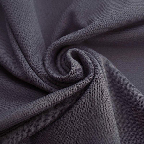 Stoffonkel organic cuffs plain dark gray from 0.25 m