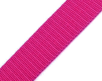 Gurtband 2,5cm 25mm pink