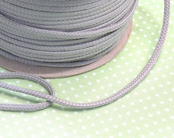 Cord 4 mm light gray from 1 m