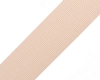 Gurtband 4cm hell beige creme ab 1m