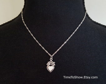 Charm Boho Love Necklace with Pendant Heart Silver Love Gift
