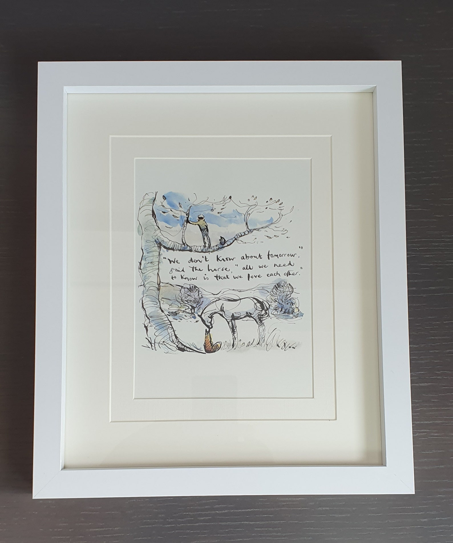 The Boy The Mole The Fox & The Horse Single Framed Print Etsy