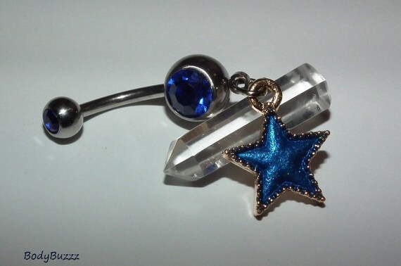 blue belly piercing