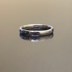 Platinum Engagement Band - Platinum Wedding Band - Classic Platinum Band - Handmade Platinum Comfort Fit Band - Engagement Platinum Ring