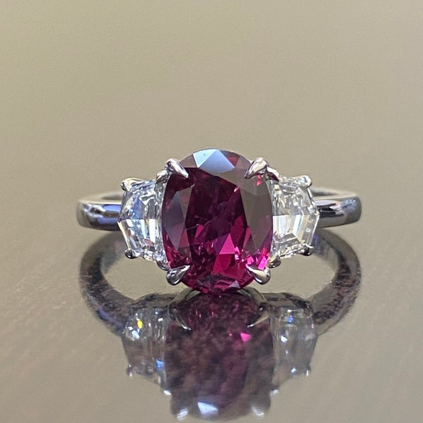 Ruby Engagement Ring Etsy