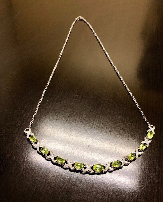 Square Peridot Necklace – Anissa Kermiche