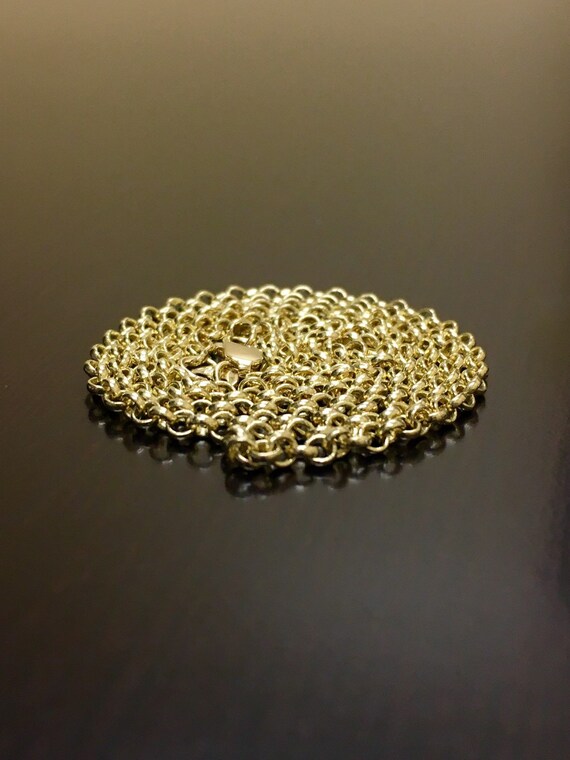 14K Yellow Gold Rolo Chain 14K Gold 