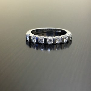Platinum Diamond Engagement Band - Diamond Platinum Wedding Band - Diamond Wedding Band - Platinum Band - Diamond Ring - Platinum Ring