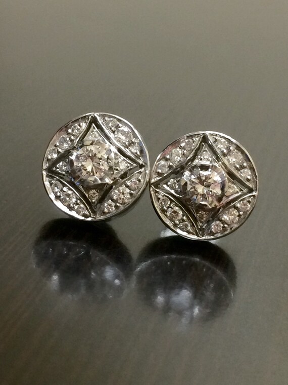 Buy Custom Made GIA Certified Round Diamond Platinum Studs Online