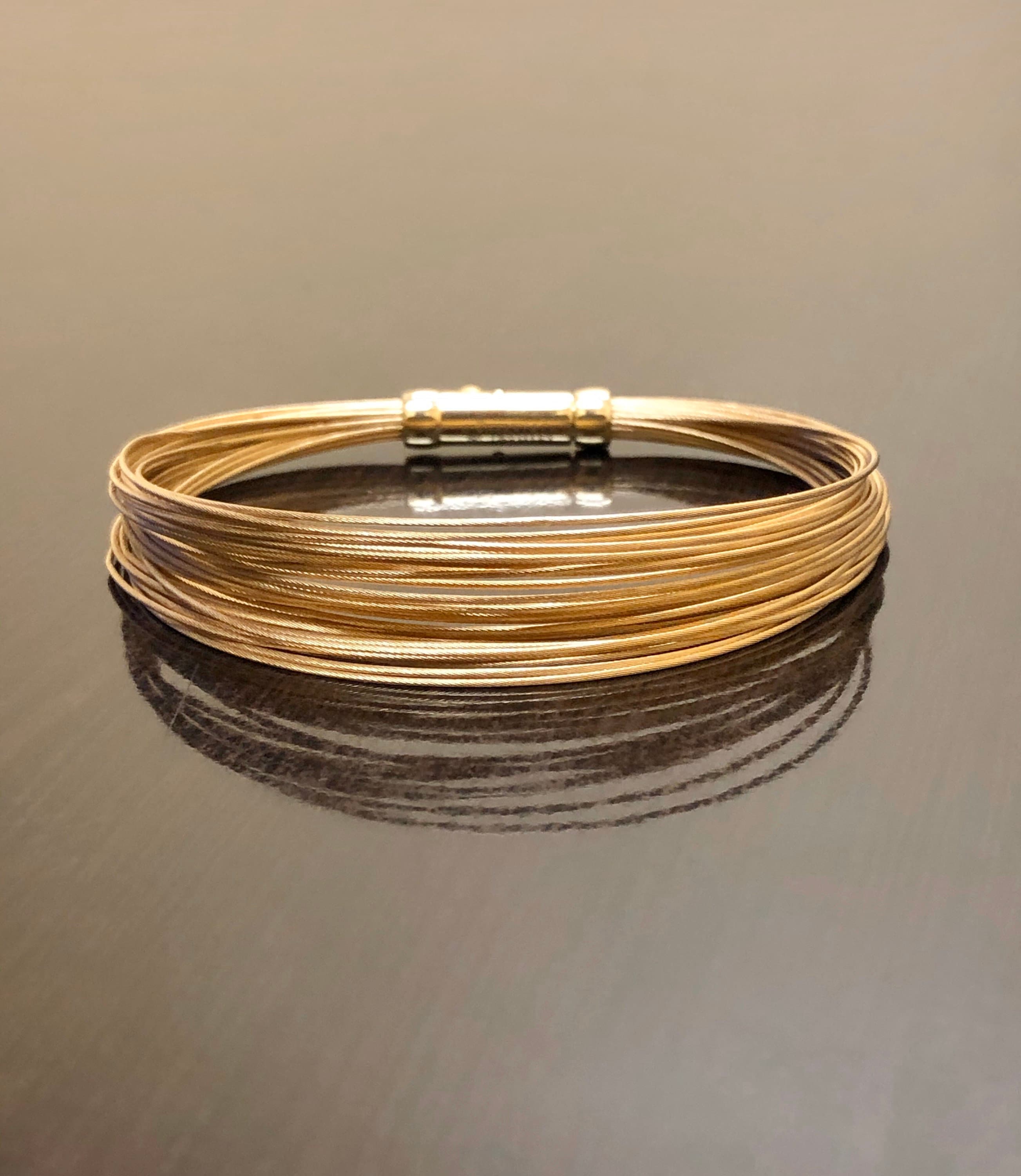 アクセサリー Tiffany vintage Strand Wire Bracelet Authentic Tiffany & Co. Multi-strand Wire Bangle Bracelet