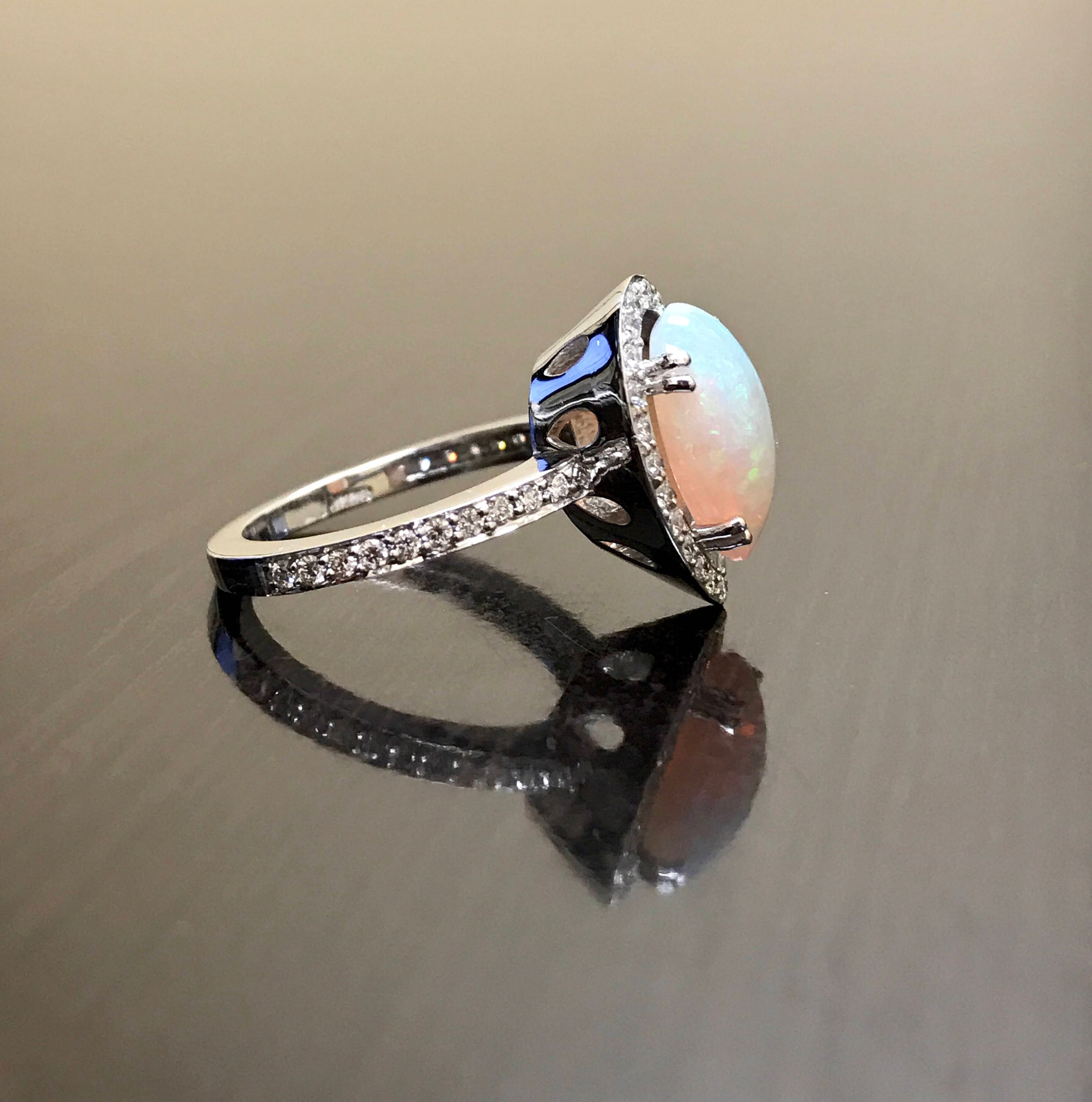 オパール Pm jewelry ring Hirajule Solid 14k Yellow Gold Natural Opal, Turquoise and