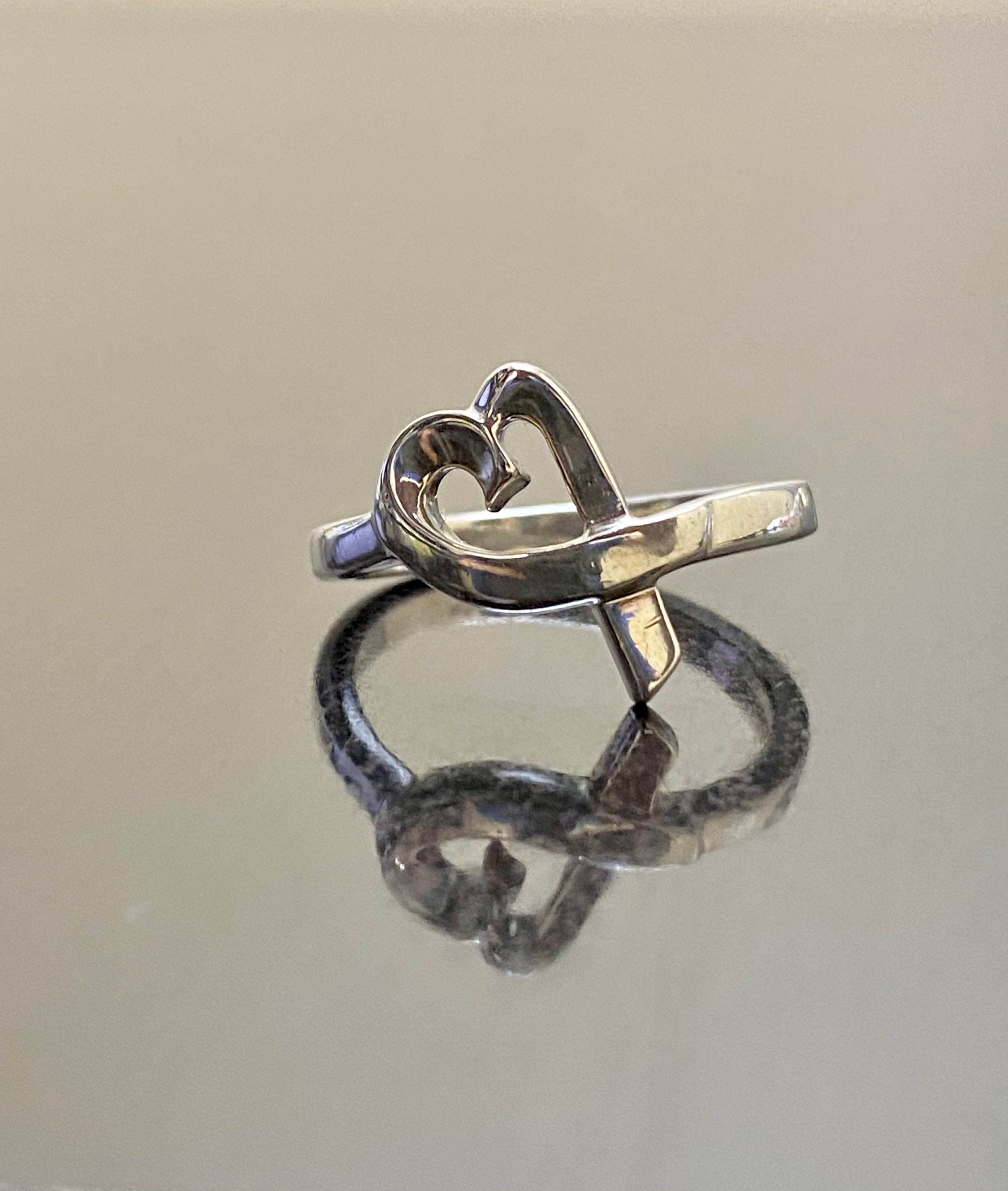 Tiffany and co paloma picasso heart ring discount