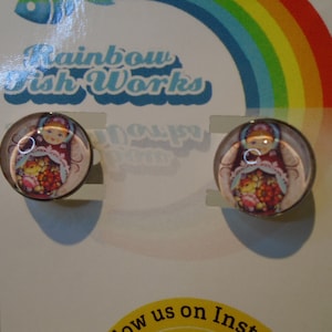 Russian Doll Stud Earrings