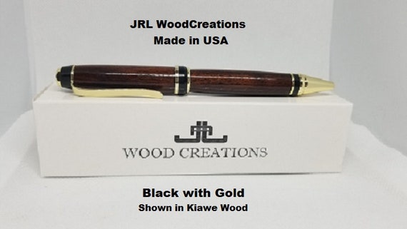 Padauk and Poplar Wood - Cigar Pen