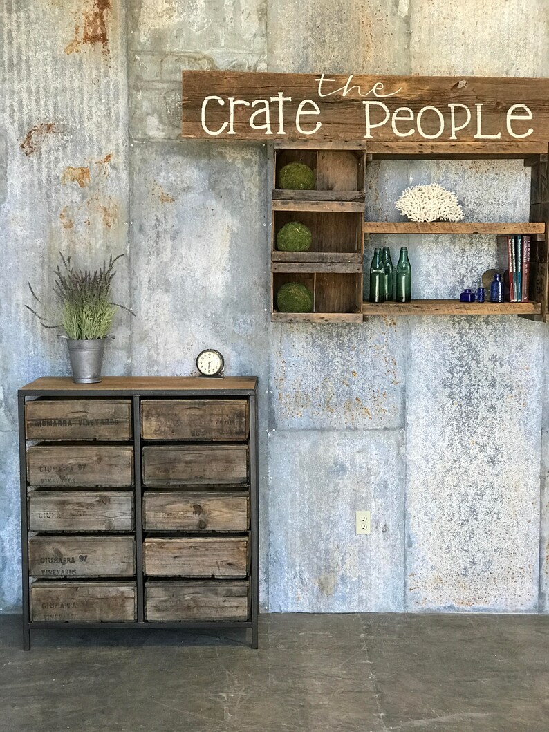 Free Shipping Tall Boy Dresser 100 Yr Old Barn Wood And Etsy