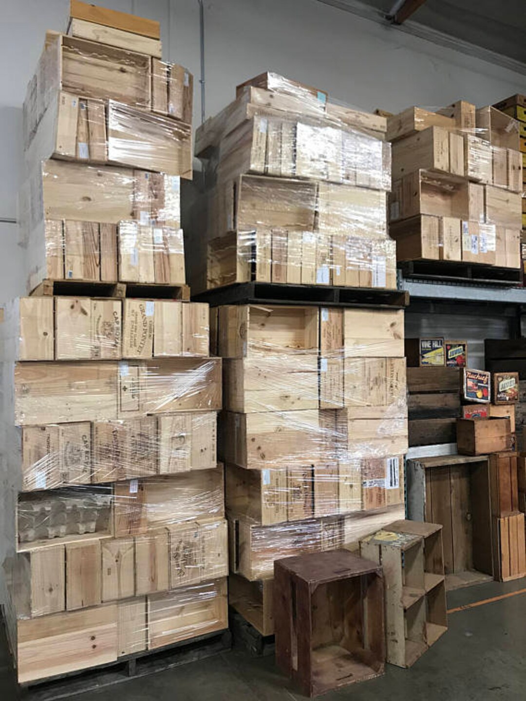 WINE CRATES WHOLESALE Boxes Hundreds Available Etsy