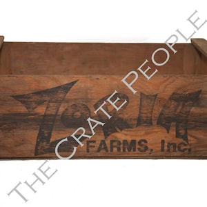 Wood Crates Zoria Farms Crate Vintage Boxes for Sale image 3