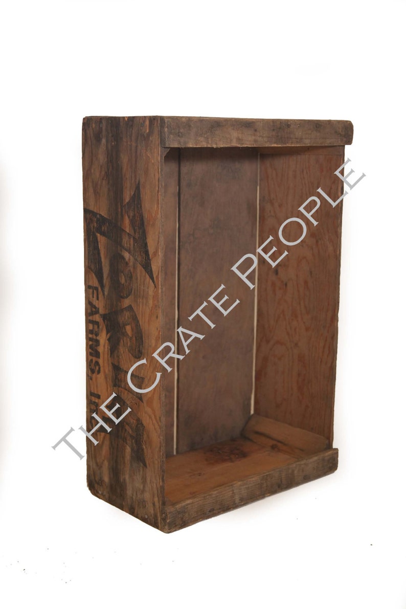 Wood Crates Zoria Farms Crate Vintage Boxes for Sale image 4