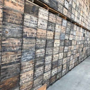 Wood Crates Zoria Farms Crate Vintage Boxes for Sale image 5