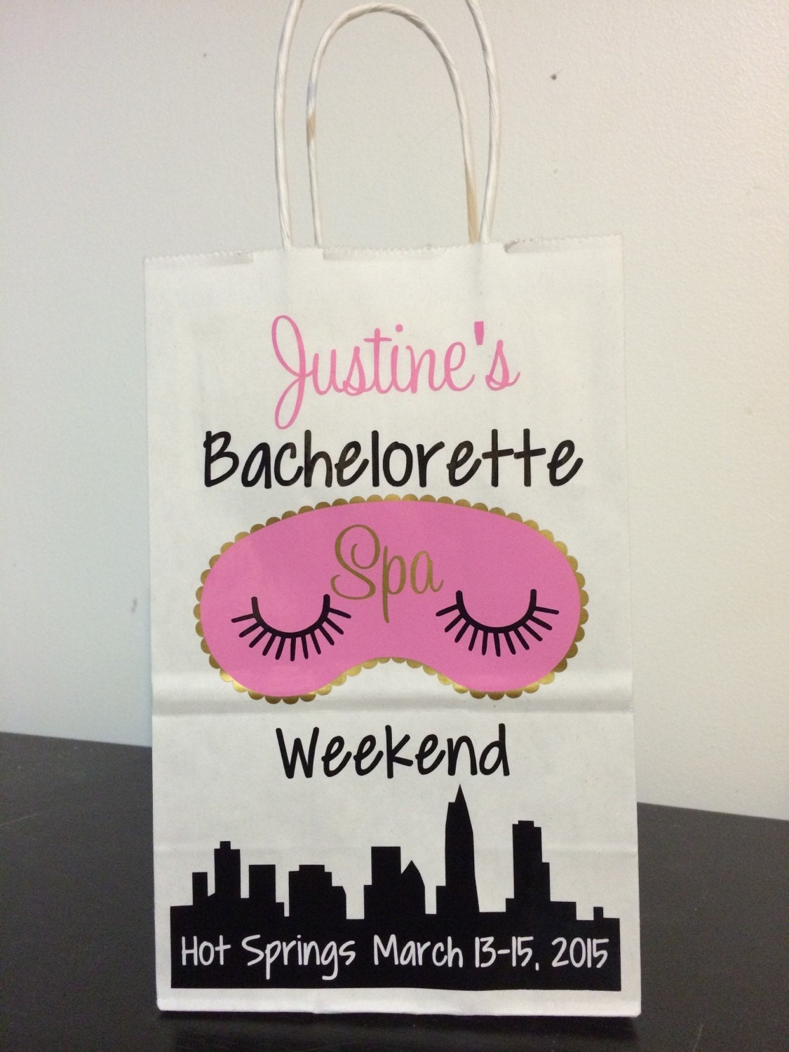 Personalized Bachelorette Favor Bags Etsy
