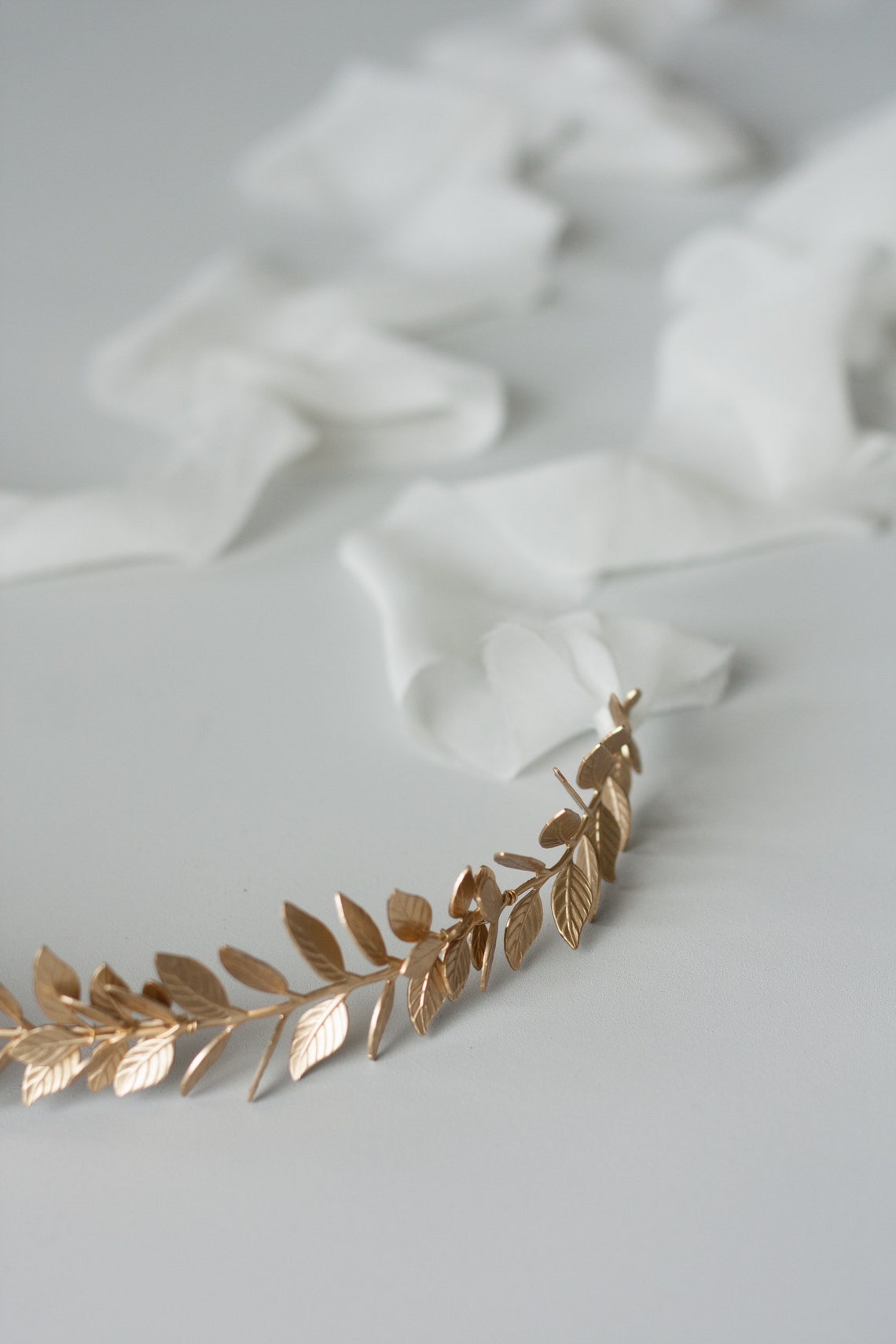Laurel Leaf Sash Rose Gold Wedding Sash Bridal Belt Leaf | Etsy