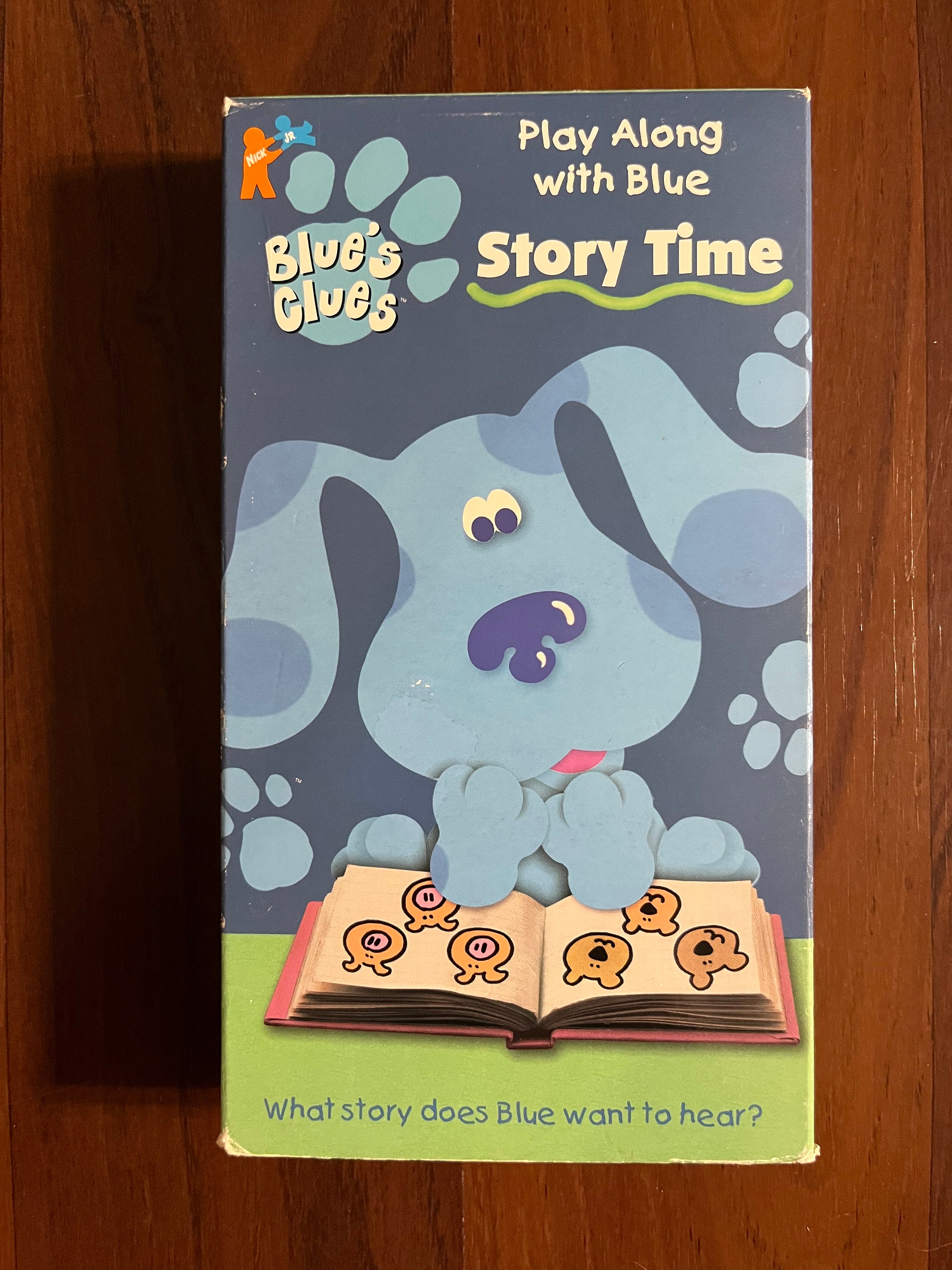Blues clues what time is it for blue vhs