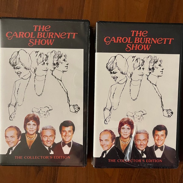 The Carol Burnett Show VHS - SEALED Collector's Edition auf zwei VHS's - Vier volle Episoden auf zwei Kassetten