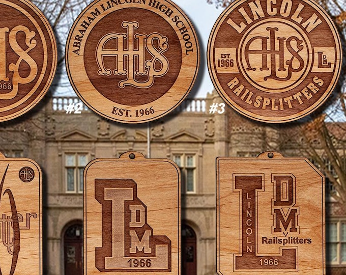 Abraham Lincoln HS Des Moines, Iowa Ornaments