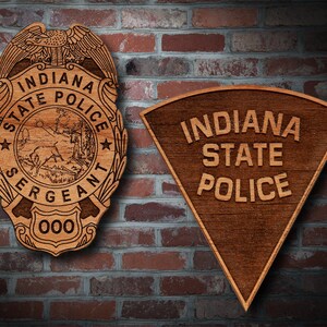 Indiana State Trooper Badge - Etsy