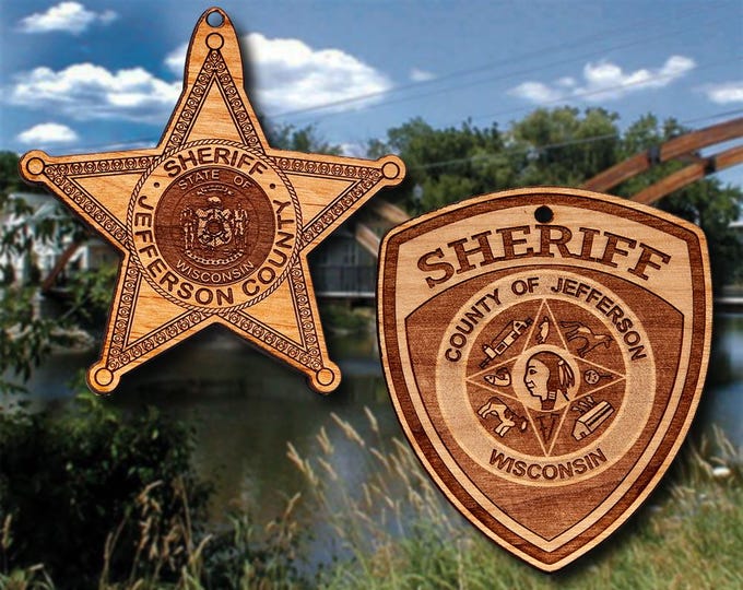Jefferson Co WI Sheriff Plaques