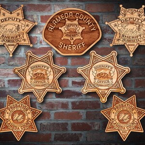 Alameda Co CA Sheriff Badge or Patch Plaque