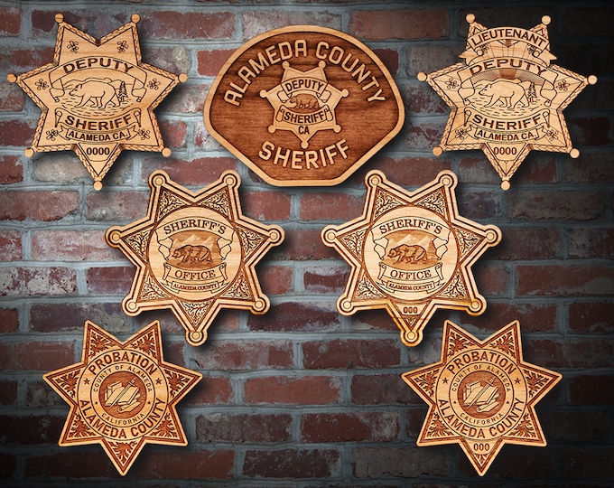 Alameda Co CA Sheriff Badge or Patch Plaque