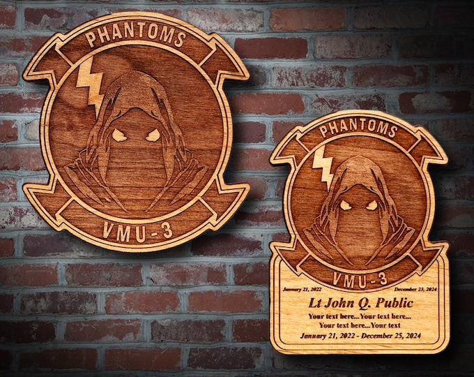 Wooden Misc. Military Patch Plaque #123