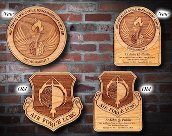 Wooden Misc. Military Patch Plaque #96